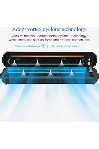 Tongxida Zq Vakum Makinesi Siyah Portatif Poşet: Hediye Ev Ekonomik Bosphorusboutique Vn Siyah