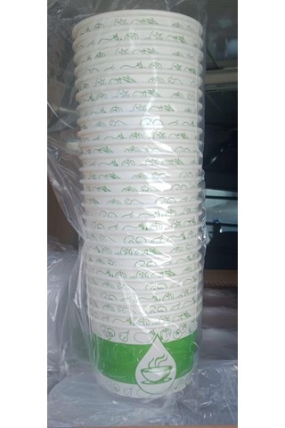 Şeffaf Kapaklı Karton Çorba-aşure Kasesi 16 Oz 25 Adet