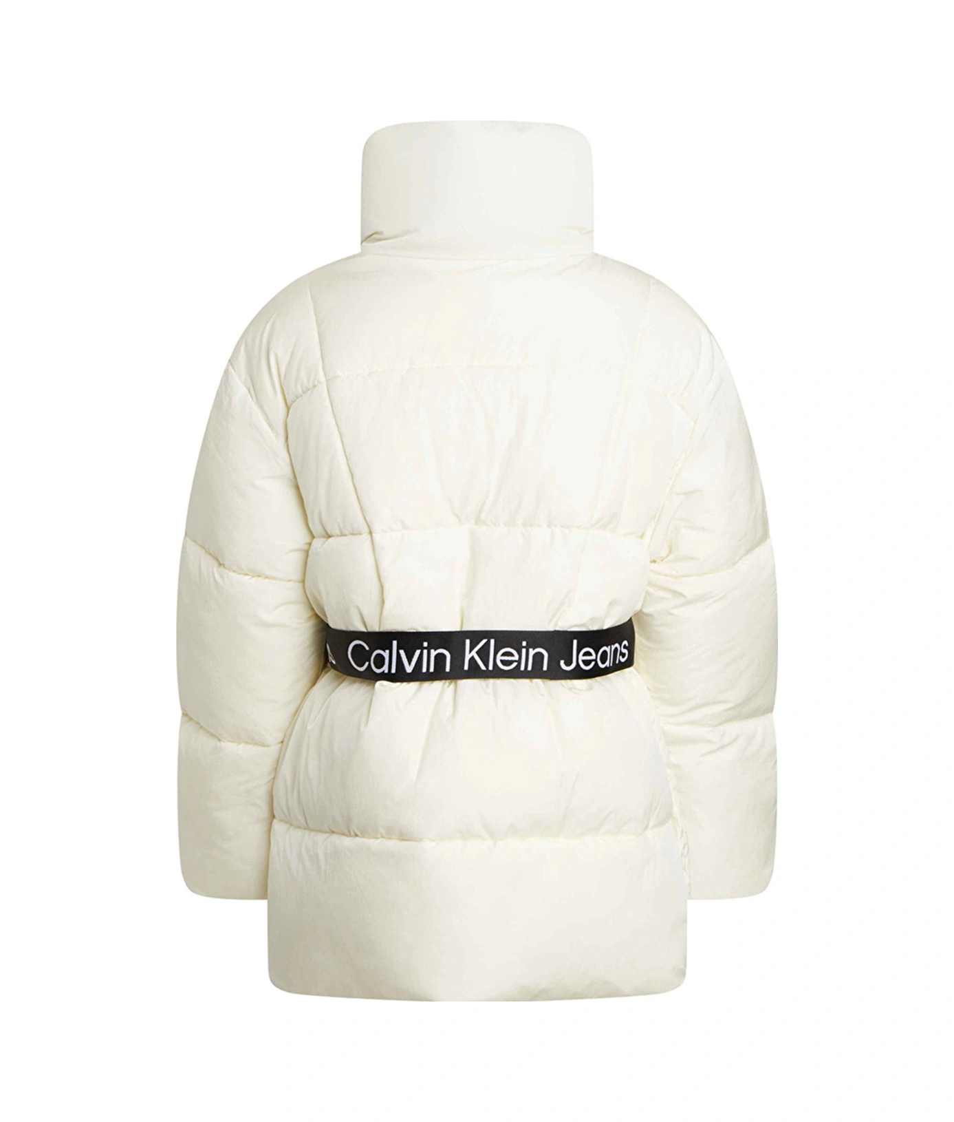 Calvin Klein Kadın Şişme Mont Beyaz