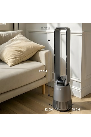 Evona Auraheat Premium Elektronik Fanlı Isıtıcı & Soğutucu Klima