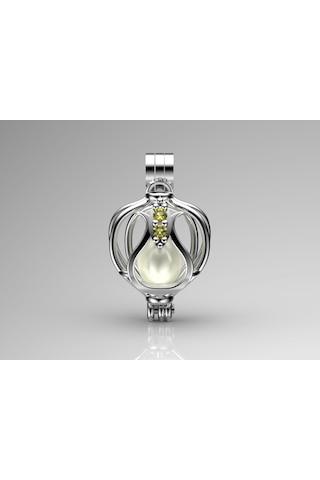 Sitrin Taşlı Lalezar Aa Tatlı Su Incili Kolye Seti (233588069)