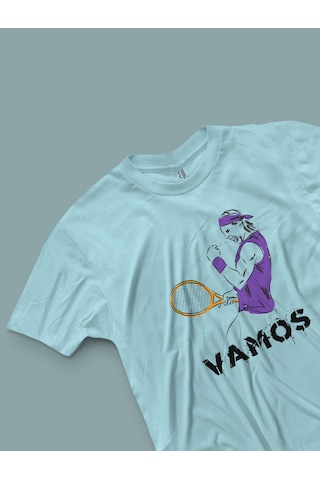 Fnbx Rafael Nadal Vamos Tennis T-shirt Turkuaz