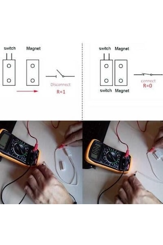 Ventatek Manyetik Kapı Alarm Sensörü - Arduino Uyumlu