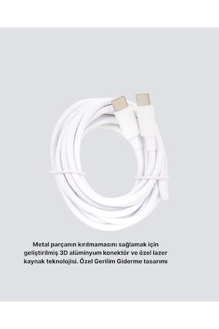 Hepsi 30w Hızlı Şarj Destekli 5.0a Type-c Kablo Veri Aktarım Özellikli Najmaddin Diğer