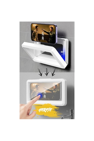 Su Geçirmez Telefon Tutucu Hareketli Kılıf Stand Dönebilir Ekran Kullanılabilir Dokunmatik