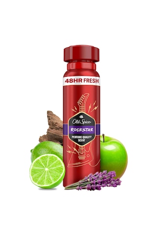 Old Spice Rockstar 48H Erkek Sprey Deodorant 150 ML