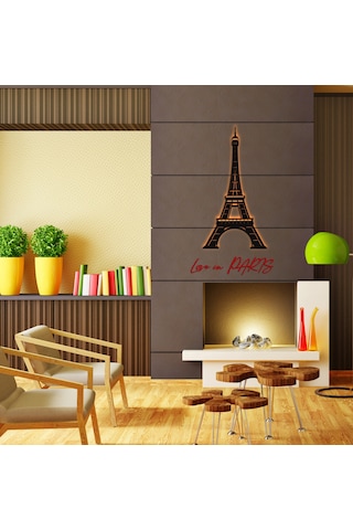 Led Aydınlatmalı Paris Eyfel Kulesi Silueti