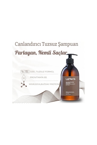 Lapiens Günlük Canlandırıcı Nemlendirici Tuzsuz Şampuan 500 ML