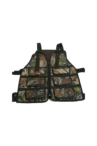 AYARLANABİLEN ORMAN DESEN  KOLONLU  YELEK Çok Renkli