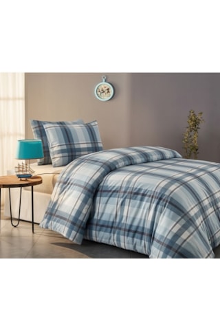 Kapreo Home Aurora Ekose Tek Kişilik Nevresim Takımı Çok Renkli