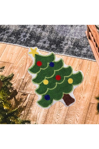 Suntek Yılbaşı Ağacı Halısı Nordic Sağlam Yumuşak Stil-d Stil D