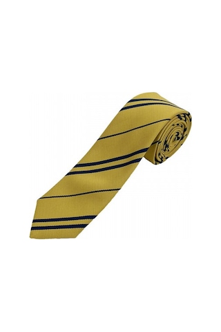 Brianze Sarı Lacivert Çizgili Harry Potter Kravat Sarı - Lacivert