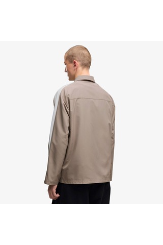 Puma T7 Relaxed Woven Overshirt Erkek Gri Gömlek 638362 Çok Renkli