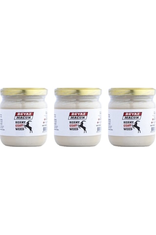 Horny1 Goat Weed1 Beyaz Macun 3 x 240 G