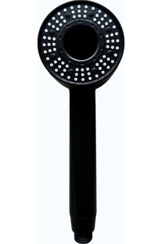 Siyah Elegant Duş Başlığı, 4 Fonksiyonlu Yüksek Basınçlı Duş Başlığı, Yağmur Akışı, Masaj Jeti, Sis Et Çok Renkli