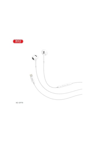 Xo Ep79  Seri Lighting Girişli Bluetooth Kulaklık - Apple Uyumlu iPhone  Şeffaf