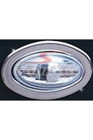 S-Dizayn  Citroen C3 Krom Sinyal Çerçevesi 2 Prç 2002-2009