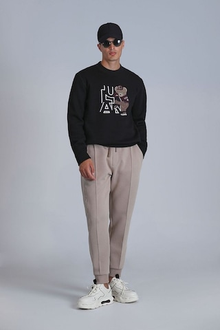 Lufian Pıtcher Erkek Sweatshirt Siyah 001
