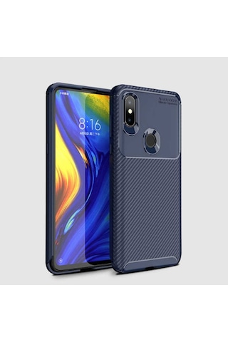 Xiaomi Mi Mix 3 Kilif Karbon Silikon Case 389460811