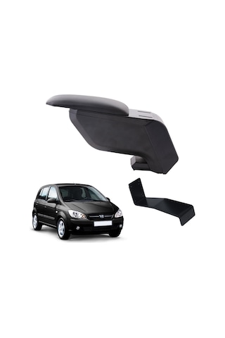 Hyundai Getz 2009 Delmesiz Çelik Ayaklı Siyah Kolçak Kol Dayama