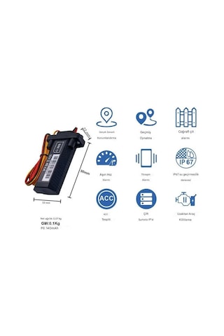 Araç Tır Minibüs Otobüs Tekne Motor Motosiklet Takip Sistemi 12v 24v Uzaktan Blokajlı Ip67 Su Geçirm