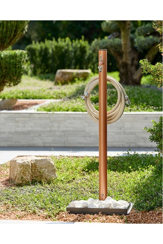 Loop Yuvarlak Bahçe Çeşmesi - Terracotta