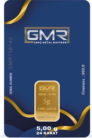 Rimagold 5 Gr 24 Ayar 999.9 Milyem Gmr Gram Altın