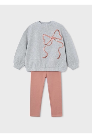 Mayoral Kız Çocuk Tayt Takım 4720 Gri