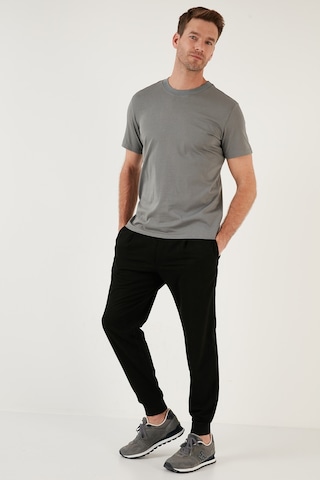 Buratti Pamuklu Regular Fit Bisiklet Yaka Basic Erkek T Shirt 59020201 Açık Haki