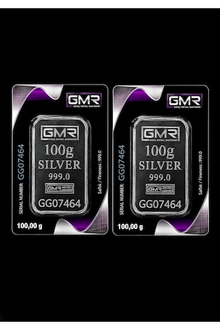 200 Gram Külçe Gümüş 200 Gram Külçe Gümüş