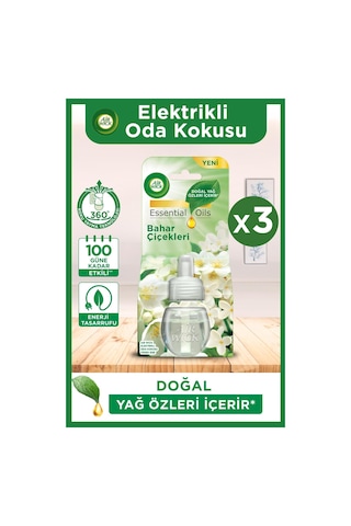 Air Wick Elektrikli Oda Kokusu Yedek Şişe Bahar Çiçekleri 3 x 20 ML
