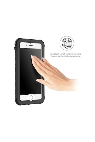 Apple Uyumlu iPhone 8 Plus Kilif 360 Su Geçirmez 1-1 Silikon Kapak 392958655