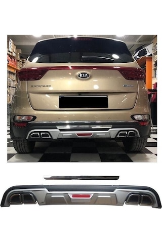 Autogp Kia Sportage Arka Tampon Koruma Difüzör 2018 / 2021