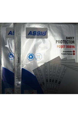 Assis Poşet Dosya A-484 Ekonomik A4 100'lü Paket