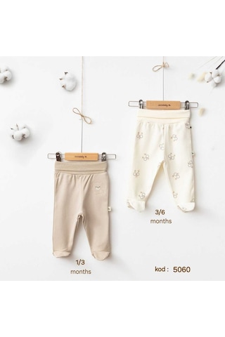 Bear Hugs Patikli Pantalon 2 Li Set Toprak
