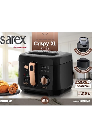 Sarex SR-7100 Crispy XL 2.6 L Air Fryer