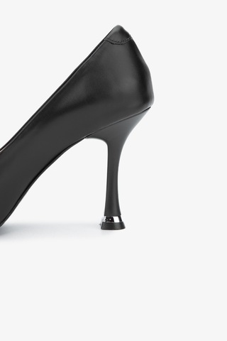 Valmenti Rigel Kadın Siyah Anl Hakiki Deri Topuklu Ayakkabı 923 796-1 Bn Ayk Y24 Siyah