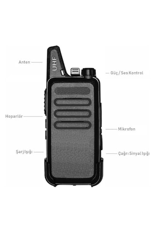 İfreqtech Ap-100 Pmr El Telsizi Tekli Set Şarjlı Uzun Menzil Telsiz