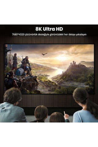 Ugreen 8K 60Hz Displayport to Displayport 1.4 Örgülü Kablo 2 M