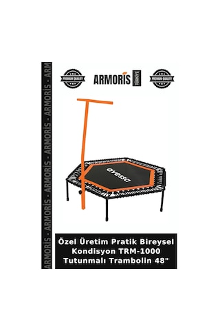 Özel Üretim Pratik Bireysel Kondisyon Trm-1000 Tutunmalı Trambolin 48"