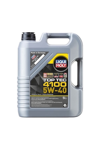 Liqui Moly Top Tec 4100 5W40 Motor Yağı 5 L Liqui Moly Top Tec 4100 5W40 Motor Yağı 5 L