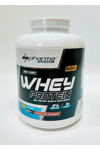 Whey Protein 2196 Gr Çikolata Aromalı Whey Protein Tozu 24 Gr Protein 5 Gr Bcaa 72 Servis