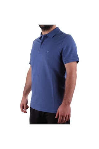 Twister 2341 İndigo Günlük Kısa Kol Normal Kesim Pamuklu Polo Yaka Erkek Tişört İndigo