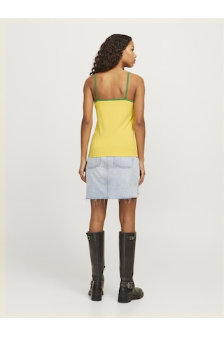 Kadin Gögüs Baskili U Yaka Askili Bluz - Gigi - 12281214 Golden Kiwi