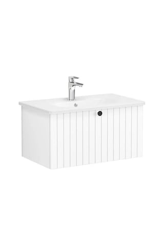 VitrA Root Groove 80 Cm Beyaz Çekmeceli Banyo Dolabı Alt Modül La Çok Renkli