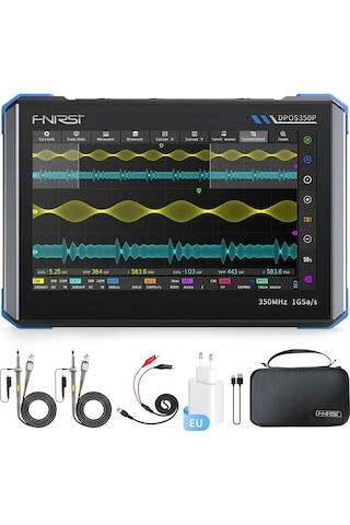 Fnırsı Dpos350p 350mhz 1gsps 4in1 Tablet Osiloskop Sinyal Jeneratör Spektrum Multimetre