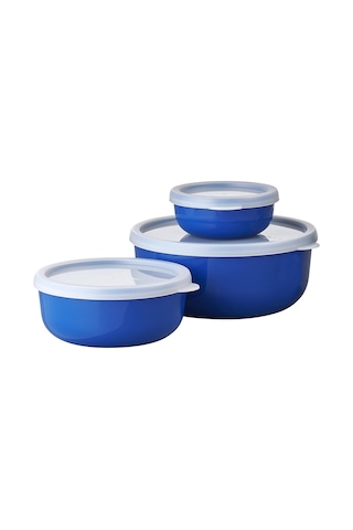 Lumina Saklama Kutusu, 3 Parçalı Set, Buzdolabı, Derin Dondurucu, Buharlı Pişirici Ve Mikrodalga Fırın İçin Kapa Çok Renkli