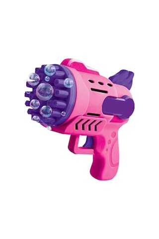 2 Adet Mavi Pembe Köpük Tabancası 29 Delikli Çoklu Köpük Atan Tabanca 2 Solisyon Hediye Bubbles Gun
