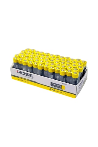 Rose Aaa İnce 1.5v Kalem Pil 60'lı Paket