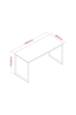 Max Mood 60 X 140 Cm Çalışma Masası Atlantik Çam